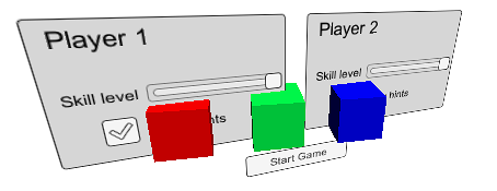 World Space UI 与场景对象相交